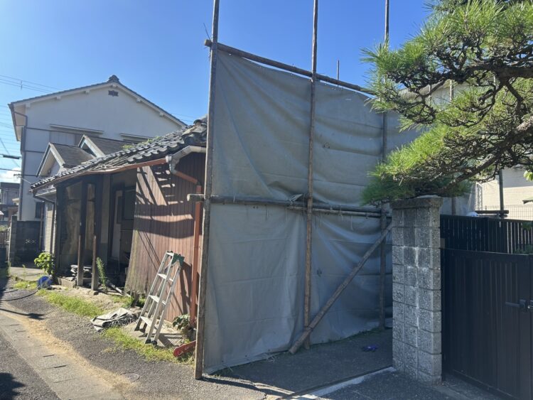 泉大津市の木造解体